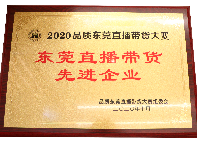 广东嘉友食品有限公司荣获东莞直播带货先进企业